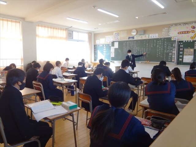 参観日の様子