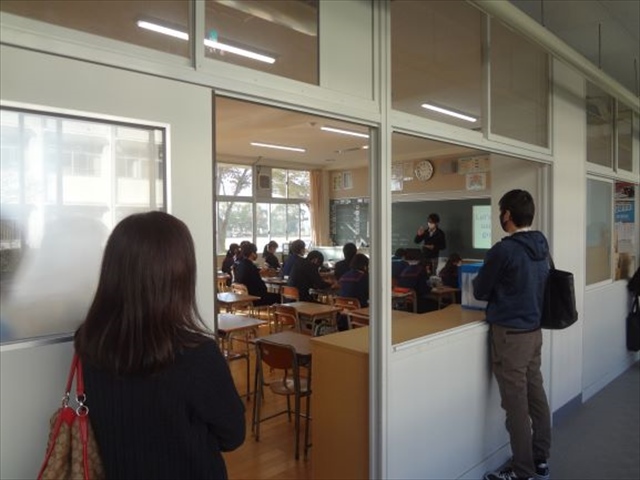 参観日の様子